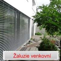 žaluzie venkovní zaluzie venkovni